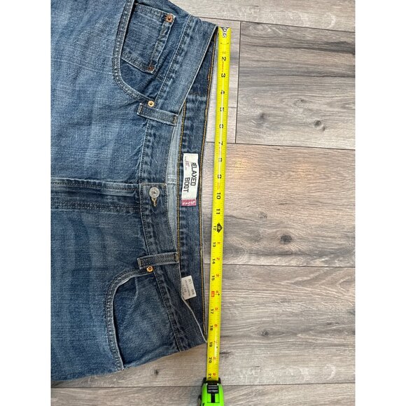 Levis 557 VTG Y2K Relaxed Boot Cut Jeans W40 L32* Raw Hem Cowboy Western Cut Blu - Picture 4 of 13